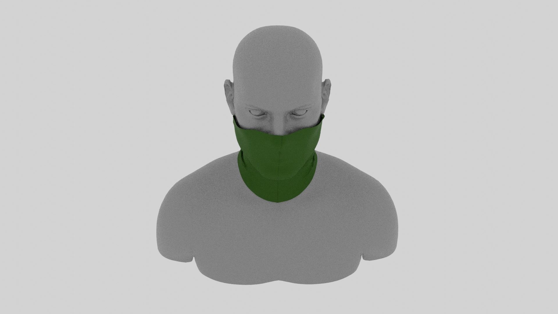 Mask Clo3d Marvelous Low-poly 3D model_4