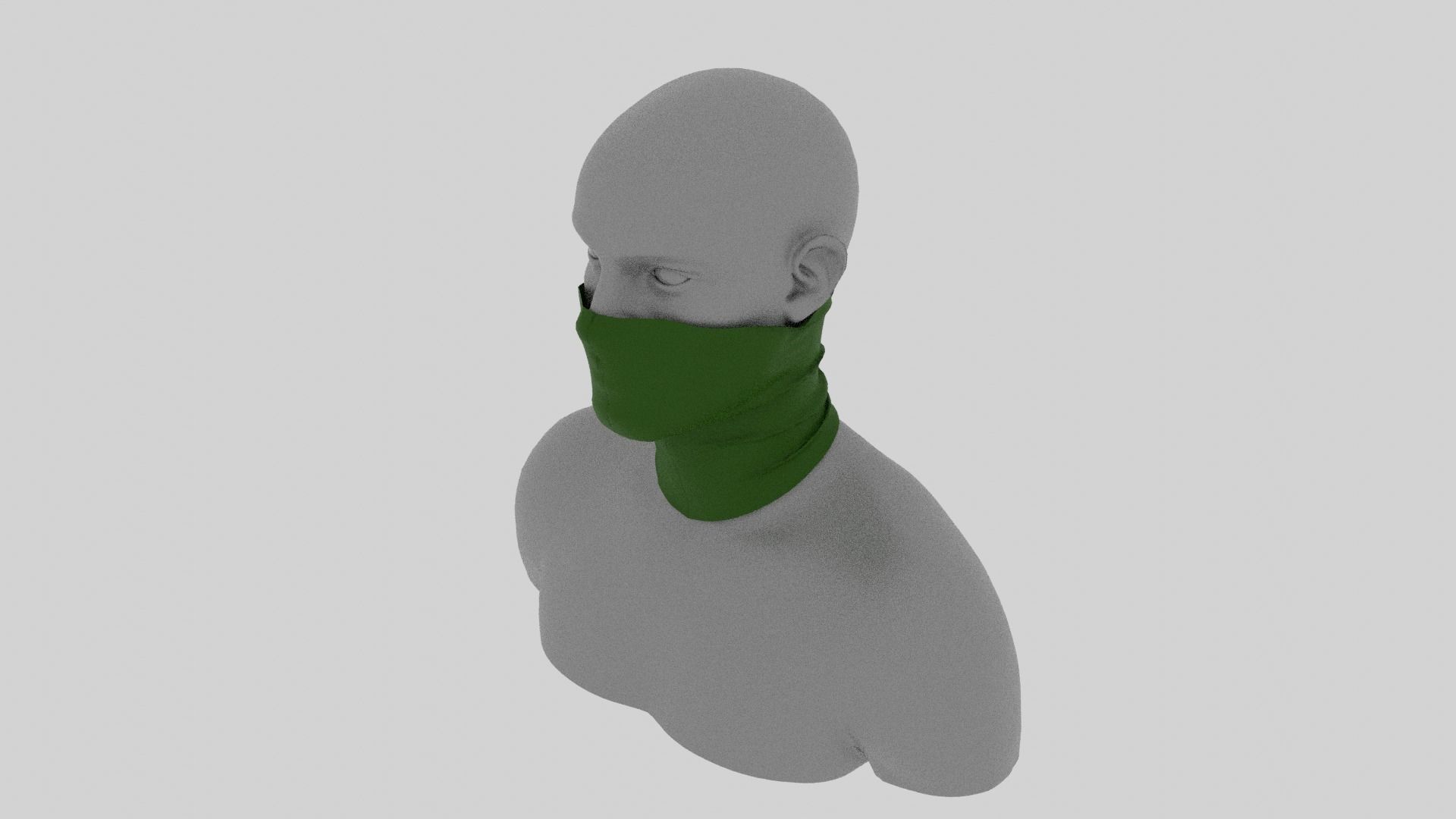 Mask Clo3d Marvelous Low-poly 3D model_3