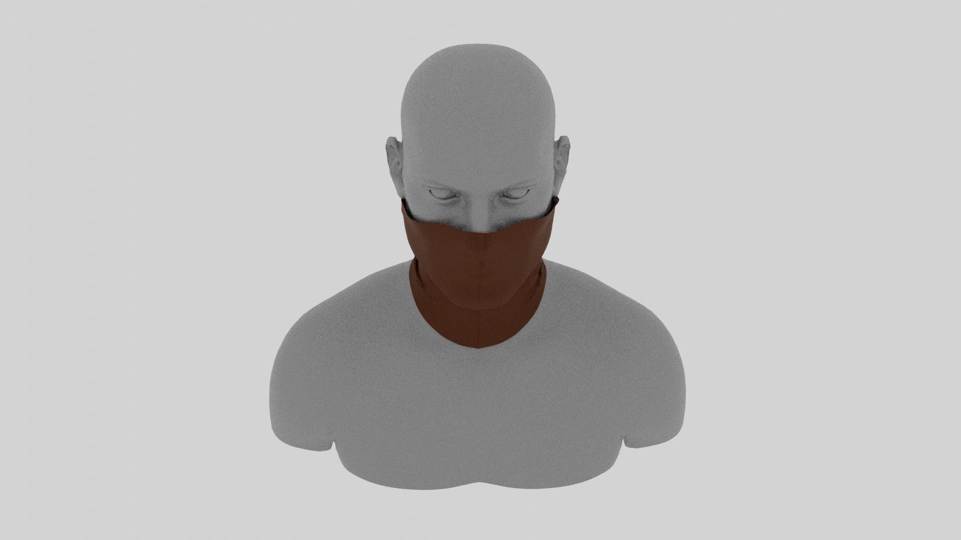 Mask Clo3d Marvelous Low-poly 3D model_4