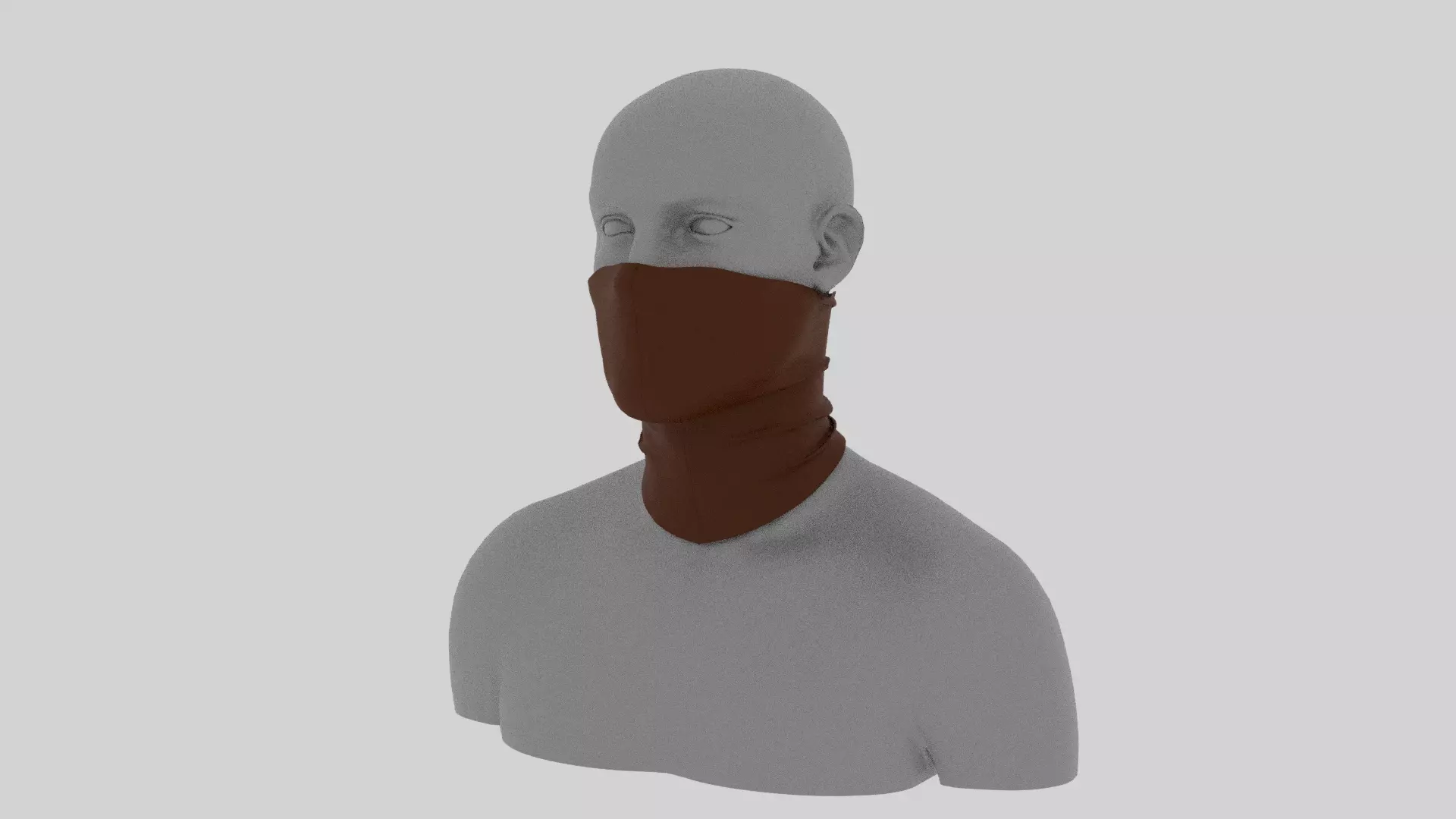 Mask Clo3d Marvelous Low-poly 3D model_0