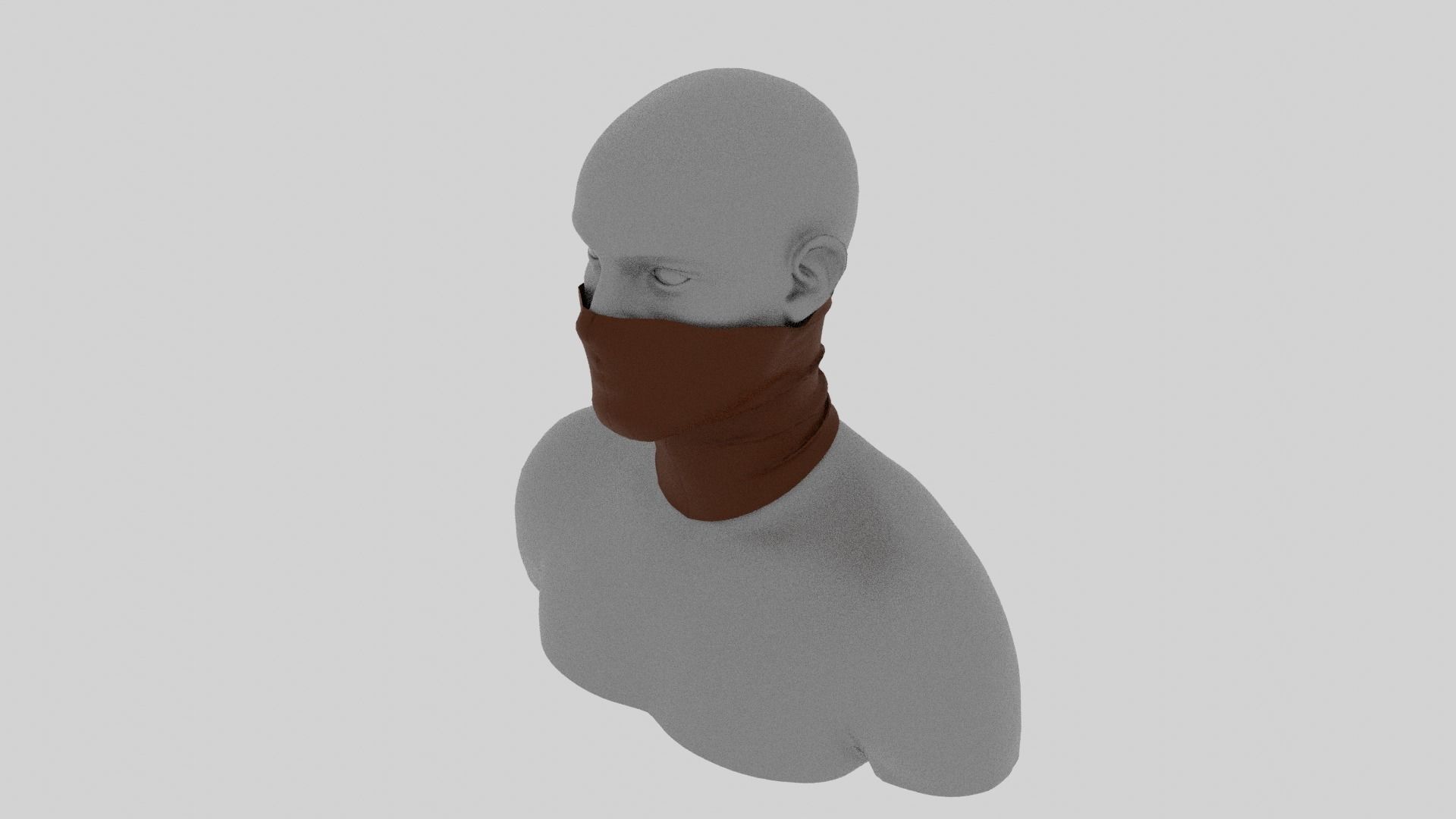 Mask Clo3d Marvelous Low-poly 3D model_3