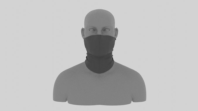 Mask Clo3d Marvelous Low-poly 3D model