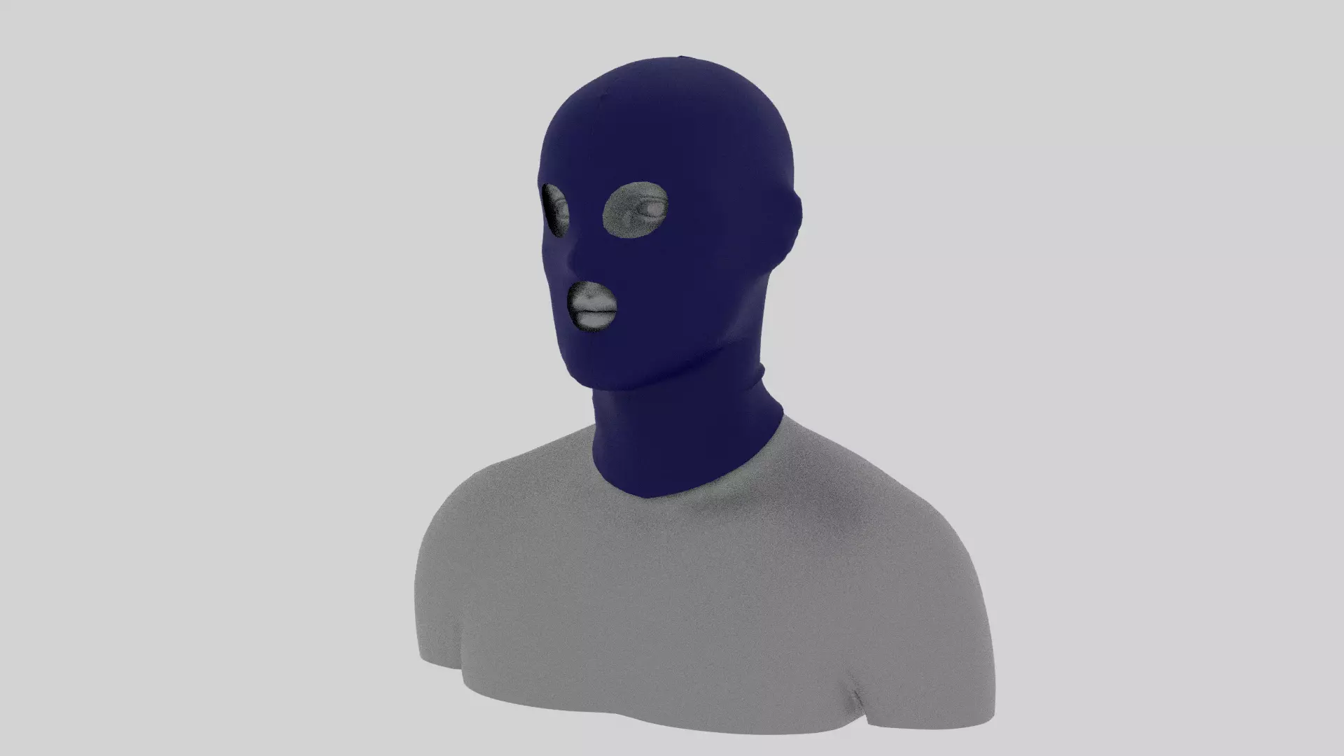 Mask Clo3d Marvelous Low-poly 3D model_0