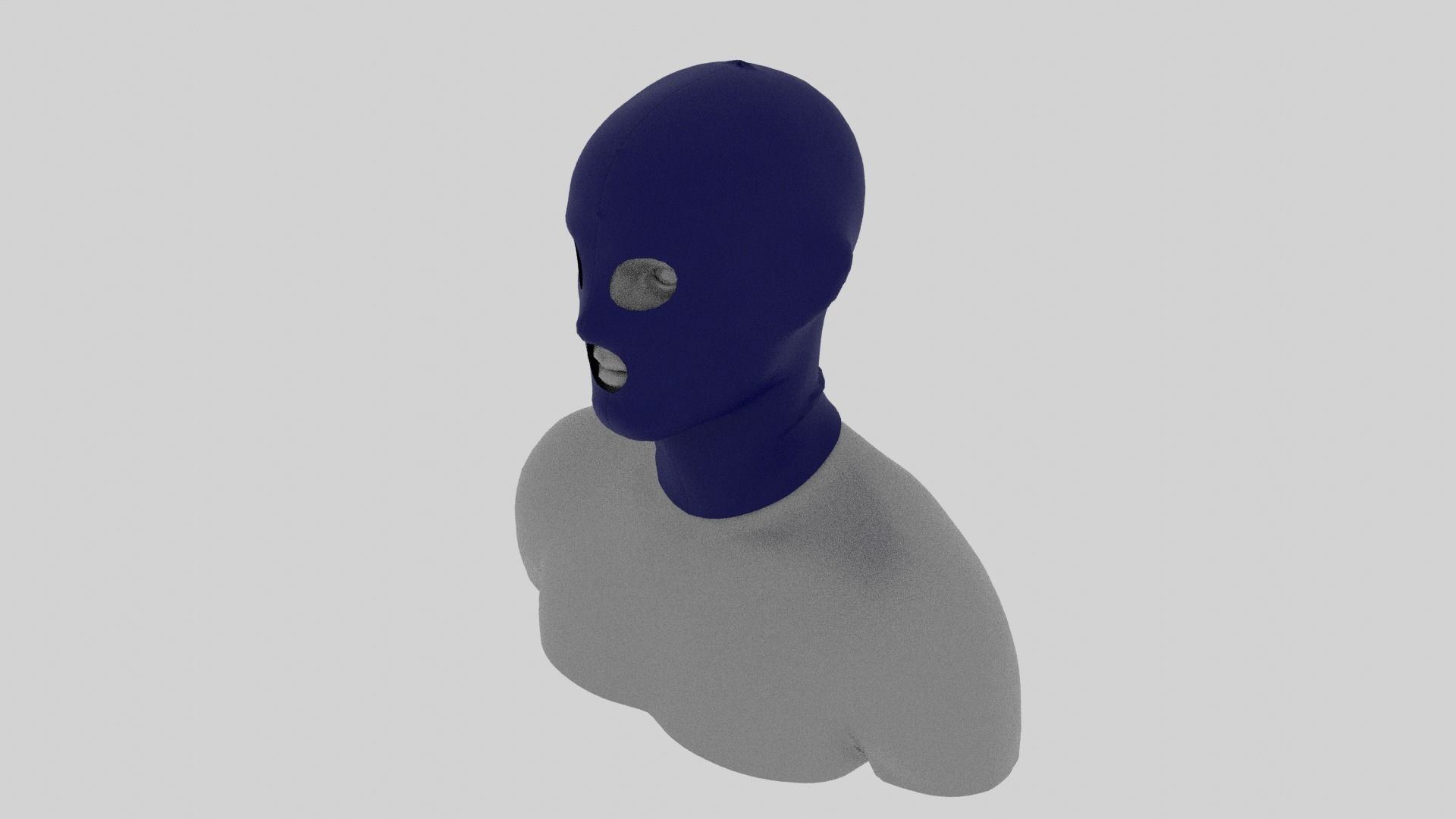 Mask Clo3d Marvelous Low-poly 3D model_3