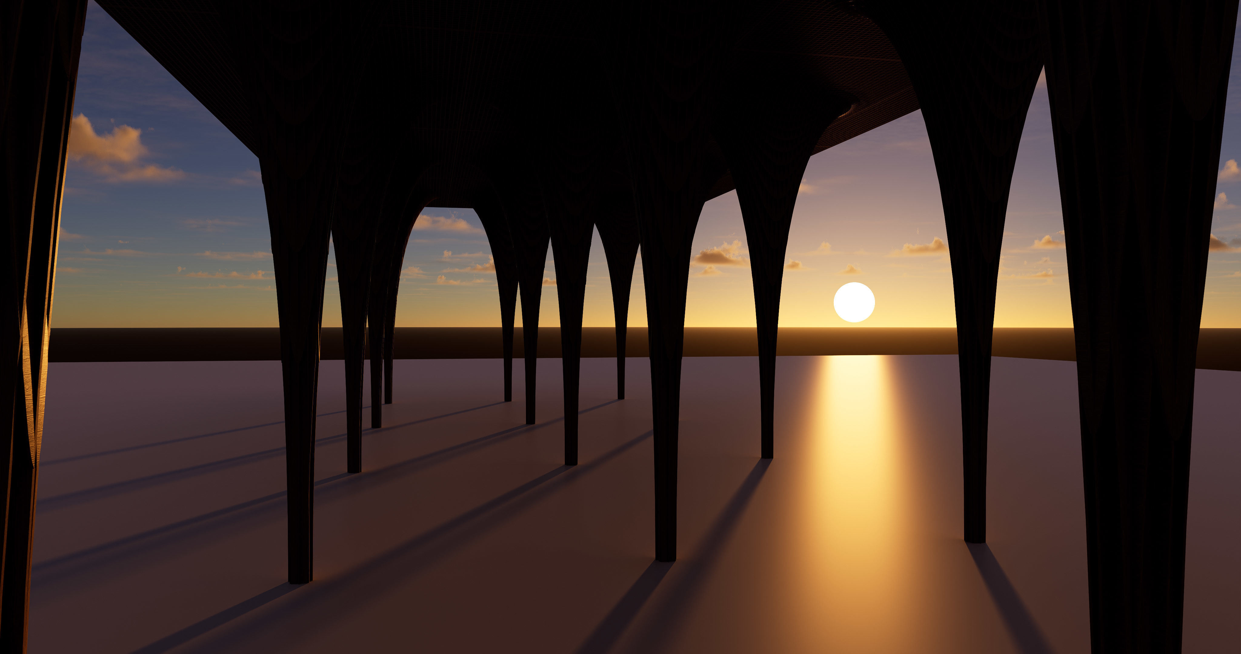 Parametric Columns 3d model 3D print model_3