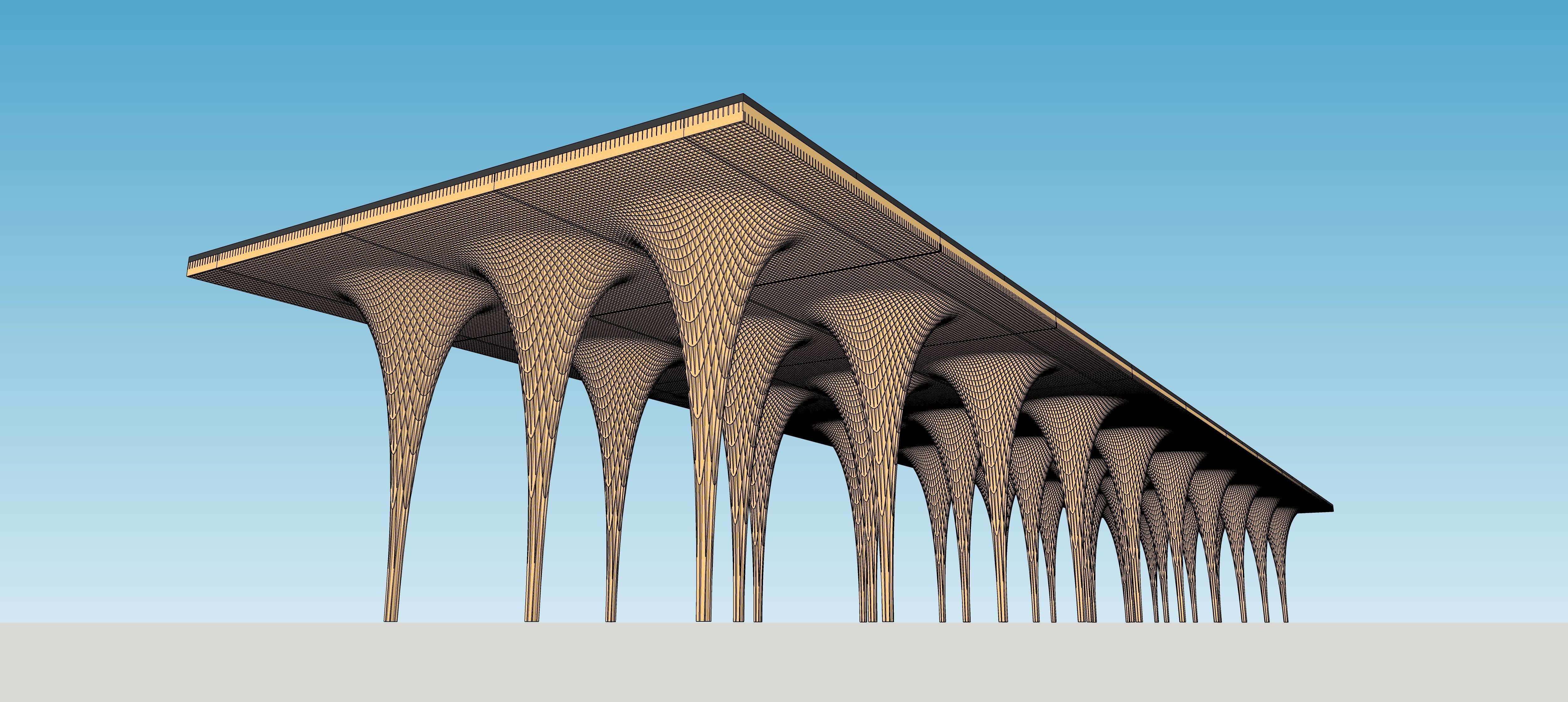 Parametric Columns 3d model 3D print model_7