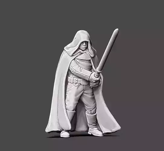 knight - 35mm scale 3D print model