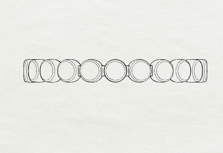 Circle band ready for print 3D print model_9