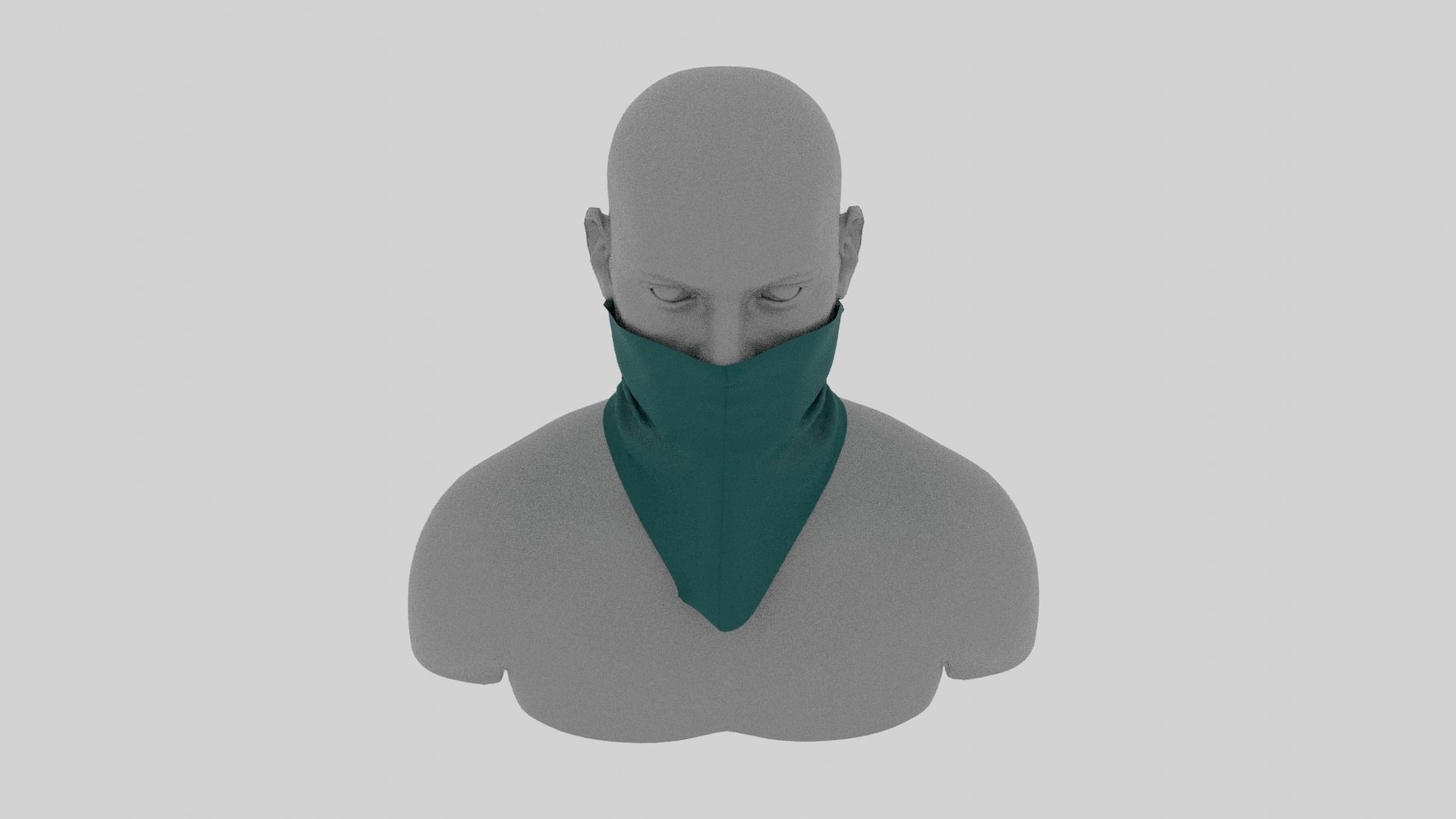 Mask Clo3d Marvelous Low-poly 3D model_4