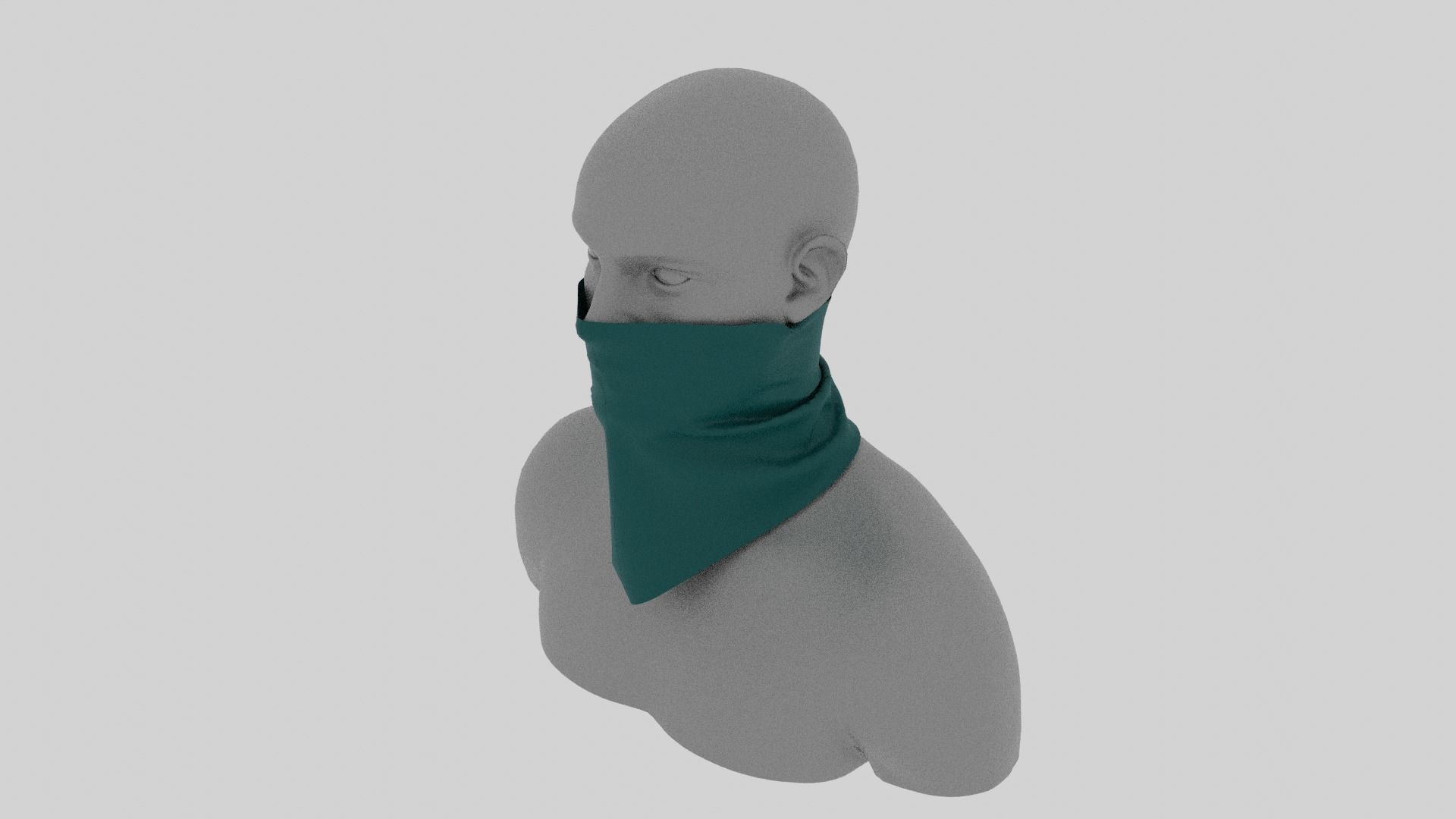 Mask Clo3d Marvelous Low-poly 3D model_3