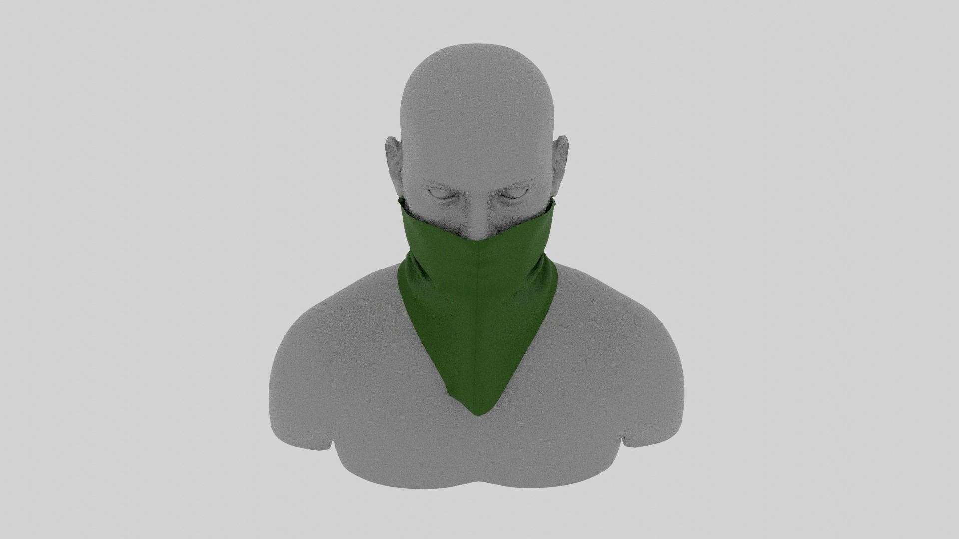 Mask Clo3d Marvelous Low-poly 3D model_4