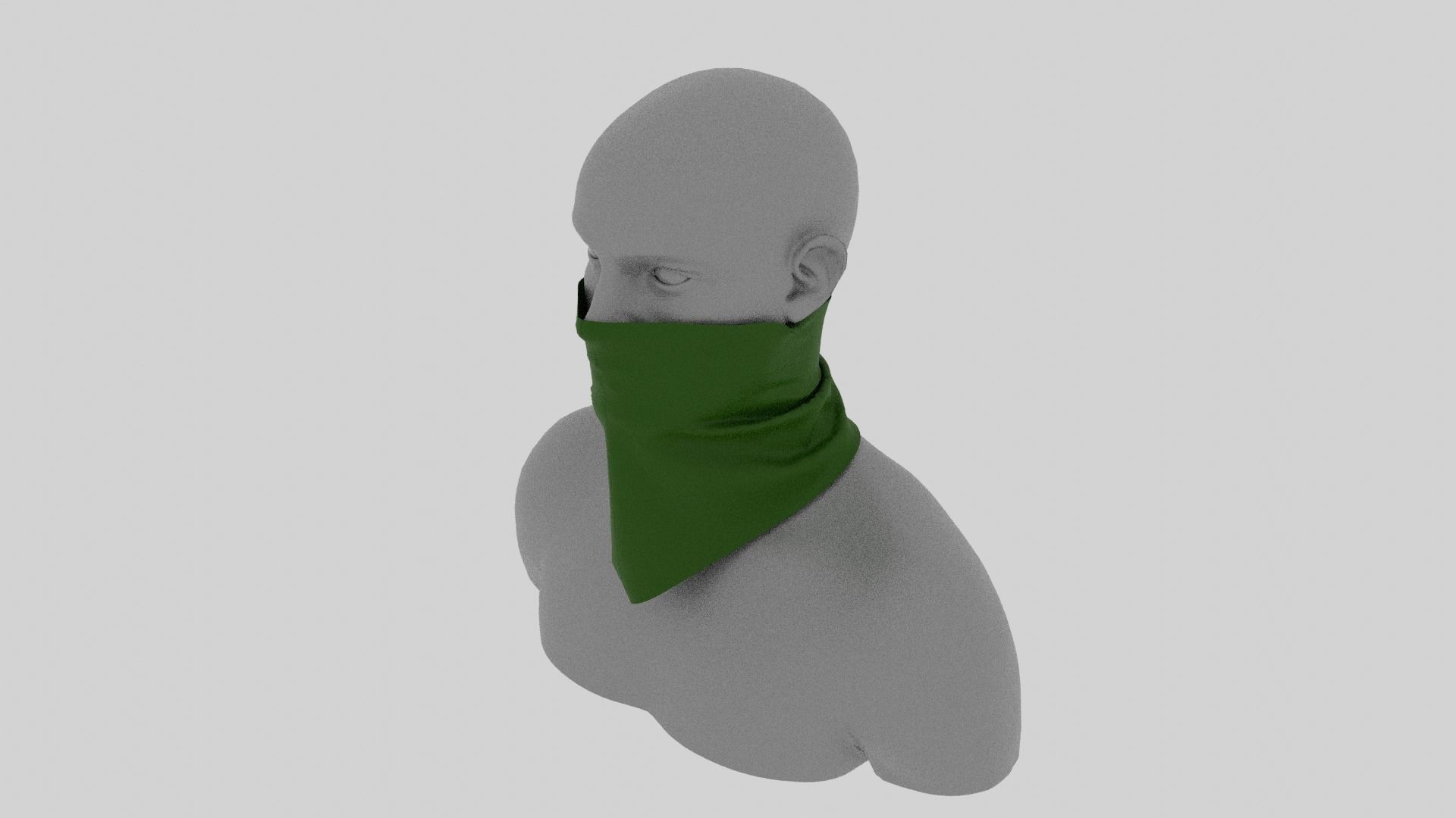 Mask Clo3d Marvelous Low-poly 3D model_3