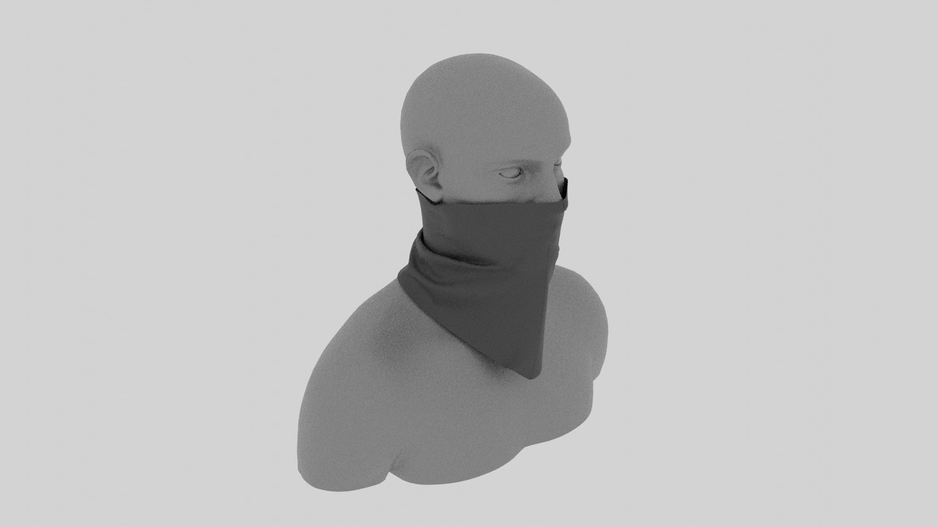Mask Clo3d Marvelous Low-poly 3D model_5