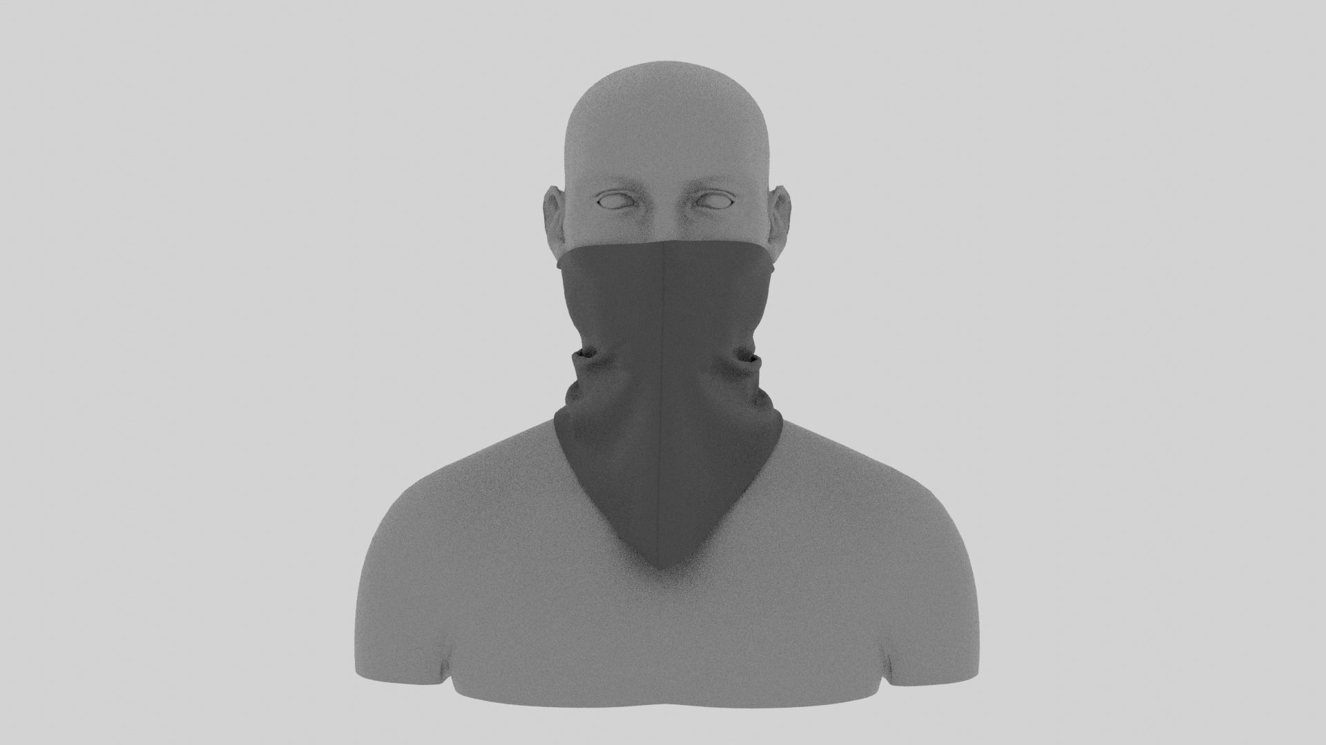 Mask Clo3d Marvelous Low-poly 3D model_1