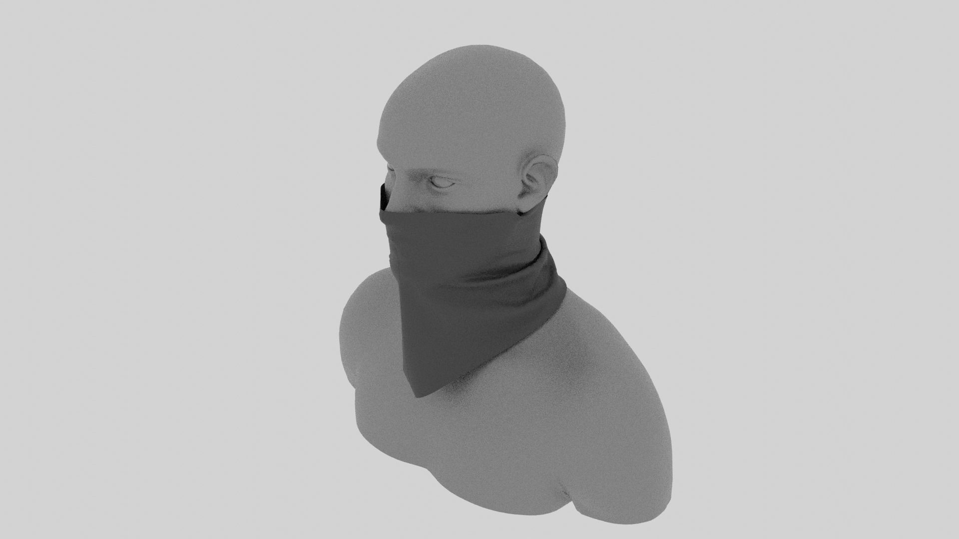 Mask Clo3d Marvelous Low-poly 3D model_3