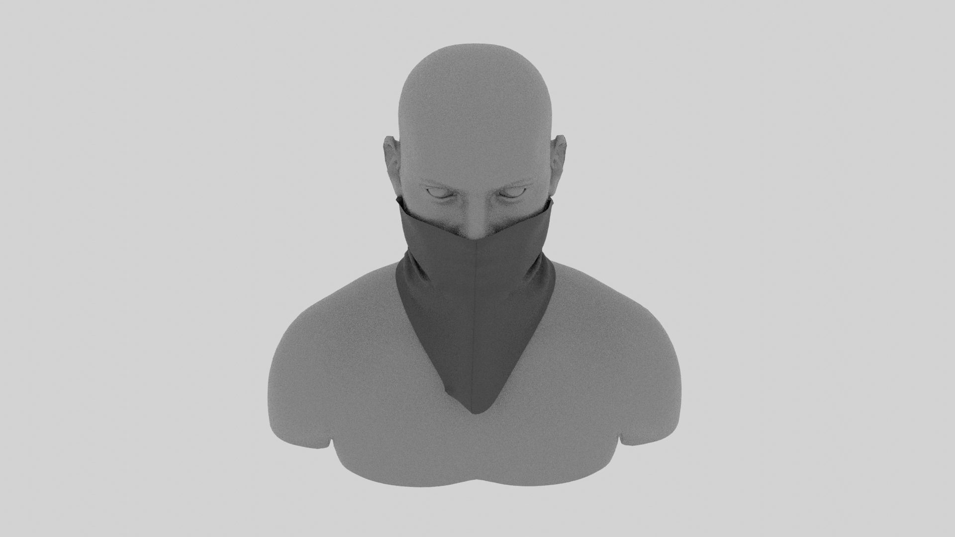 Mask Clo3d Marvelous Low-poly 3D model_4
