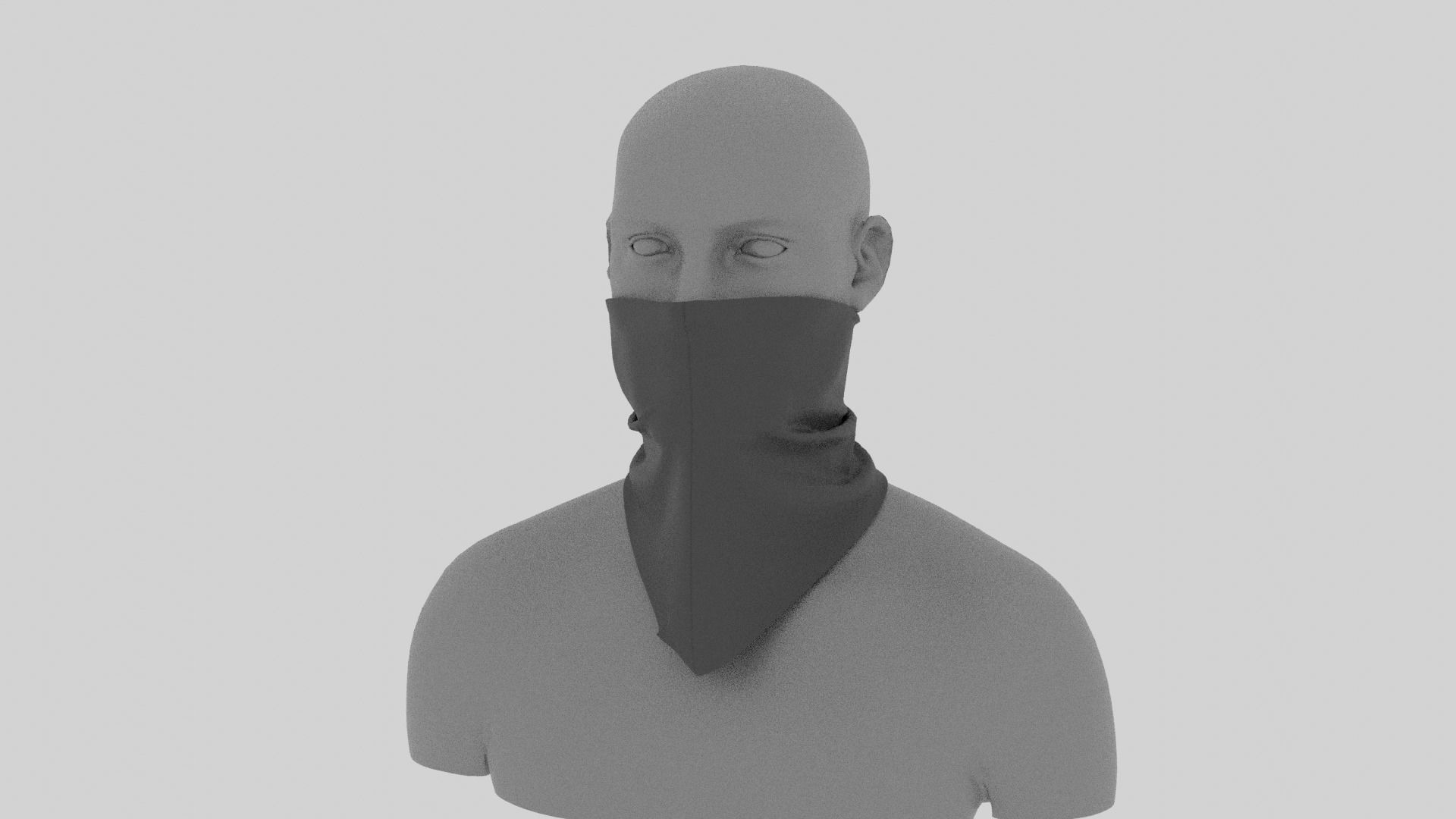 Mask Clo3d Marvelous Low-poly 3D model_6