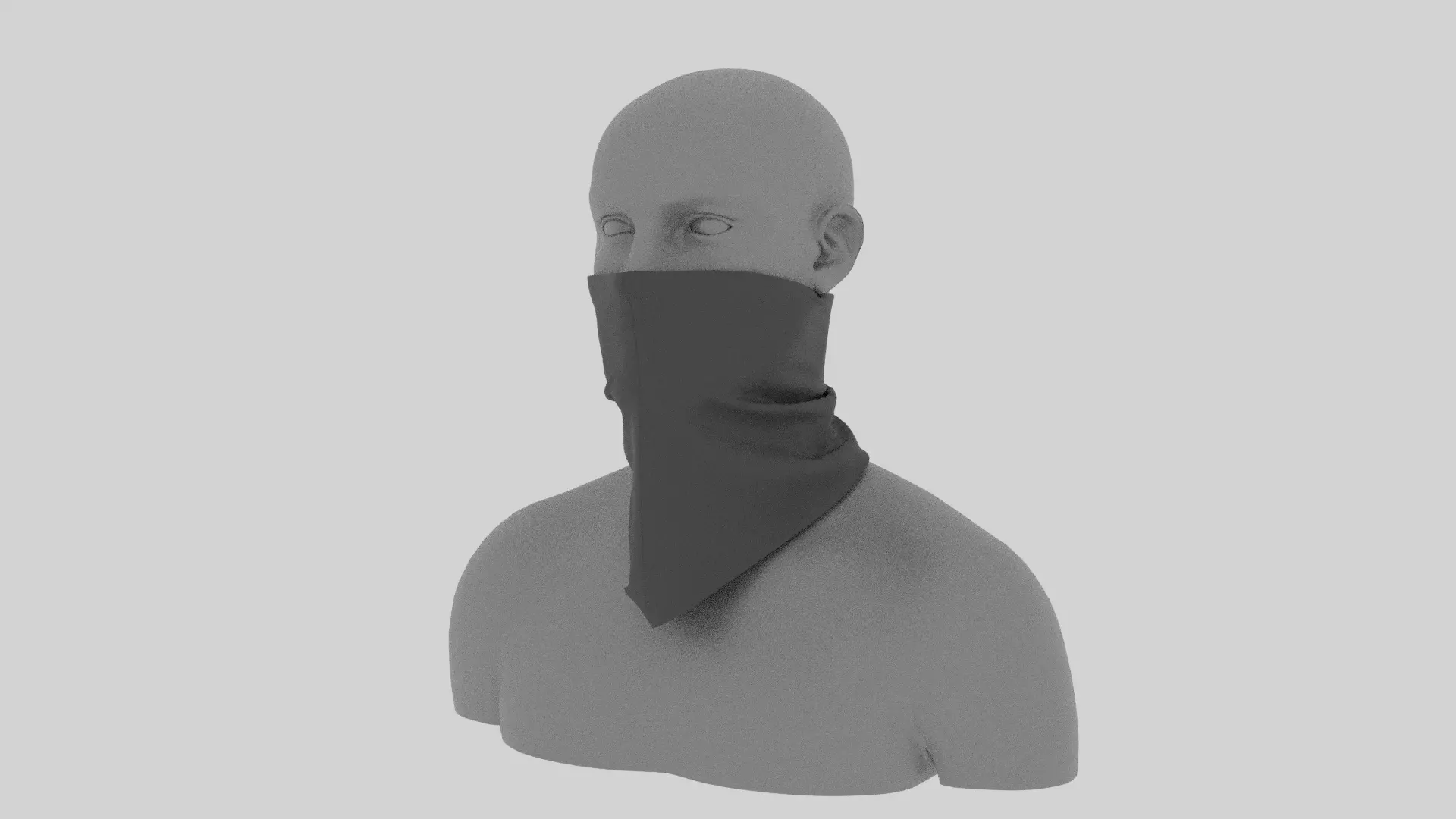 Mask Clo3d Marvelous Low-poly 3D model_0