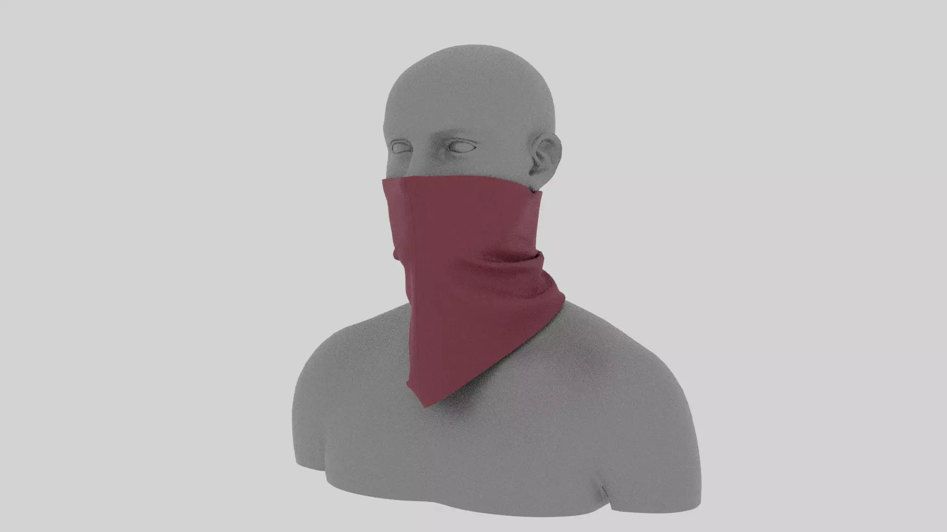 Mask Clo3d Marvelous Low-poly 3D model_0