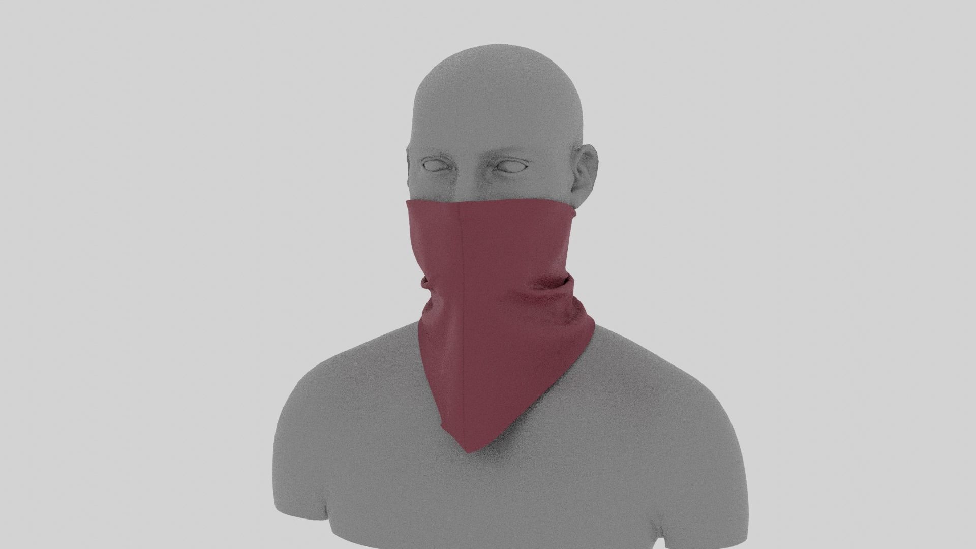 Mask Clo3d Marvelous Low-poly 3D model_6