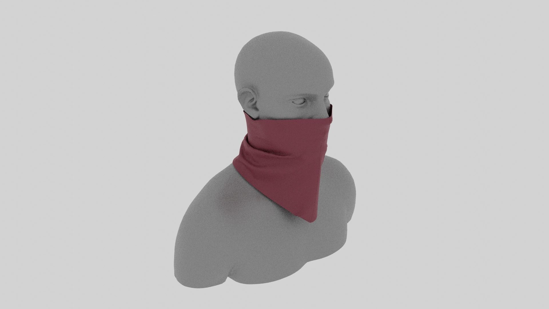 Mask Clo3d Marvelous Low-poly 3D model_5
