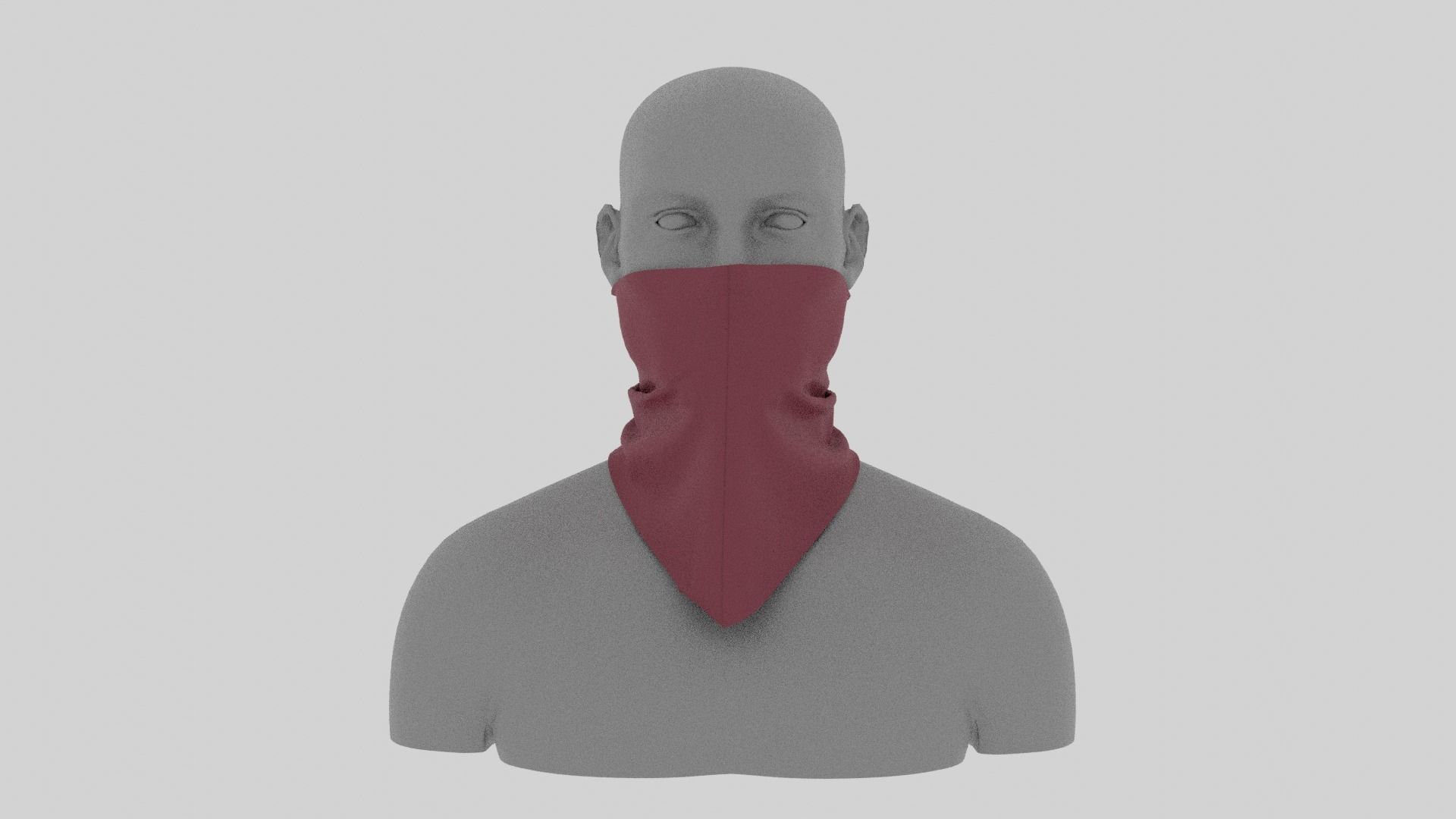 Mask Clo3d Marvelous Low-poly 3D model_1