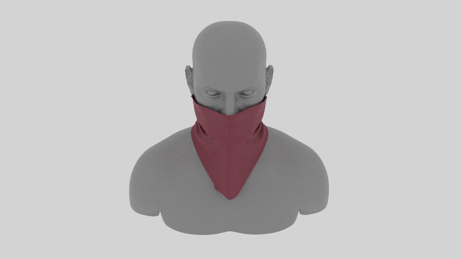 Mask Clo3d Marvelous Low-poly 3D model_4