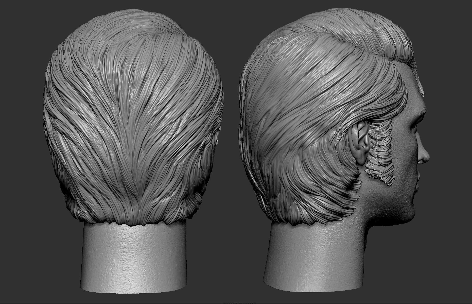 Elvis Presley Head 3D print model_6