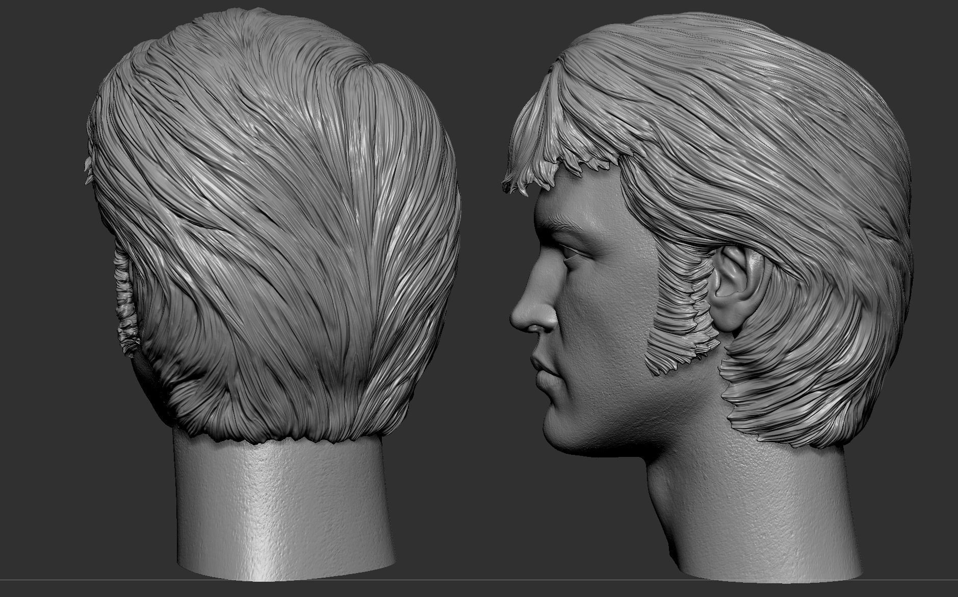 Elvis Presley Head 3D print model_5