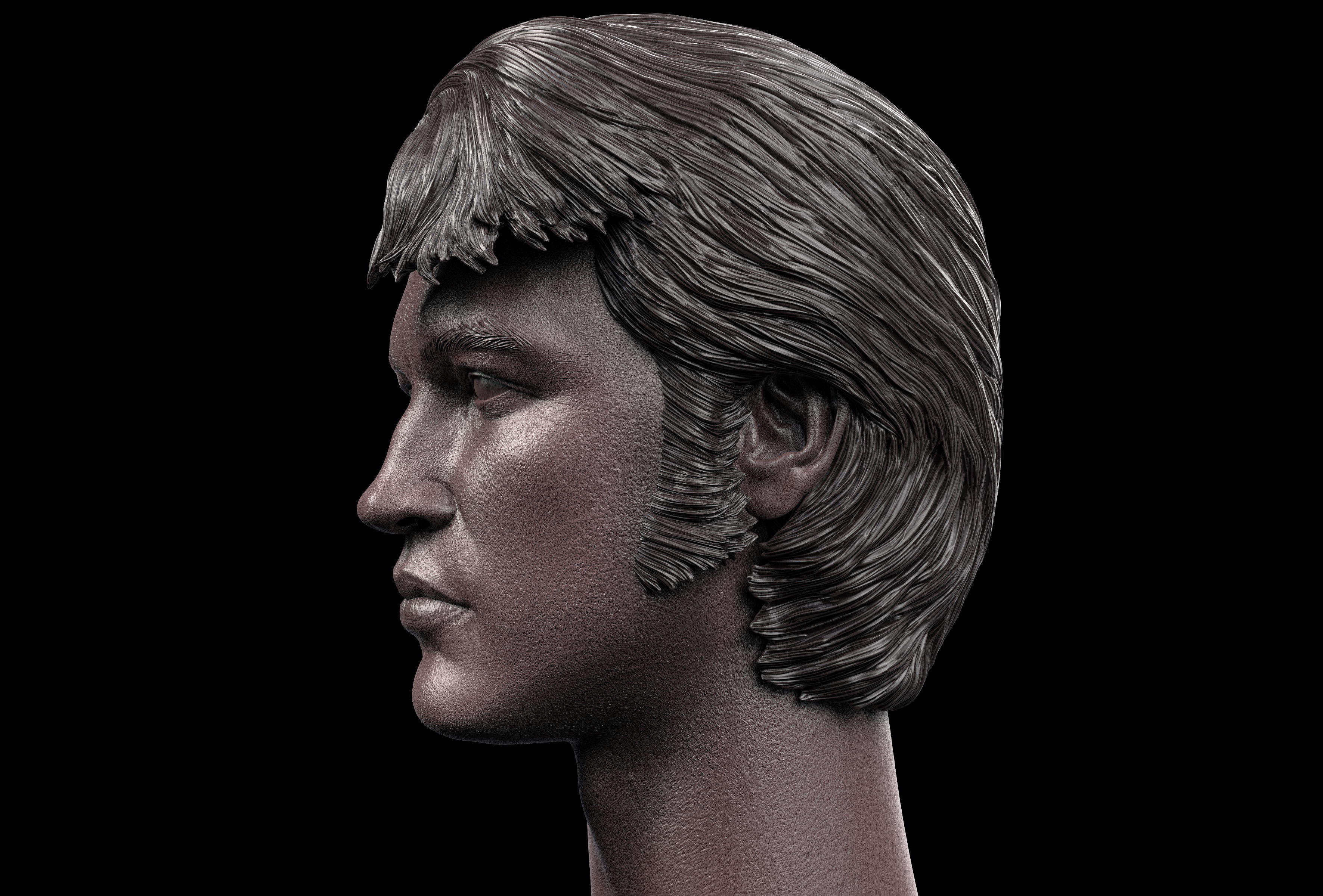 Elvis Presley Head 3D print model_3