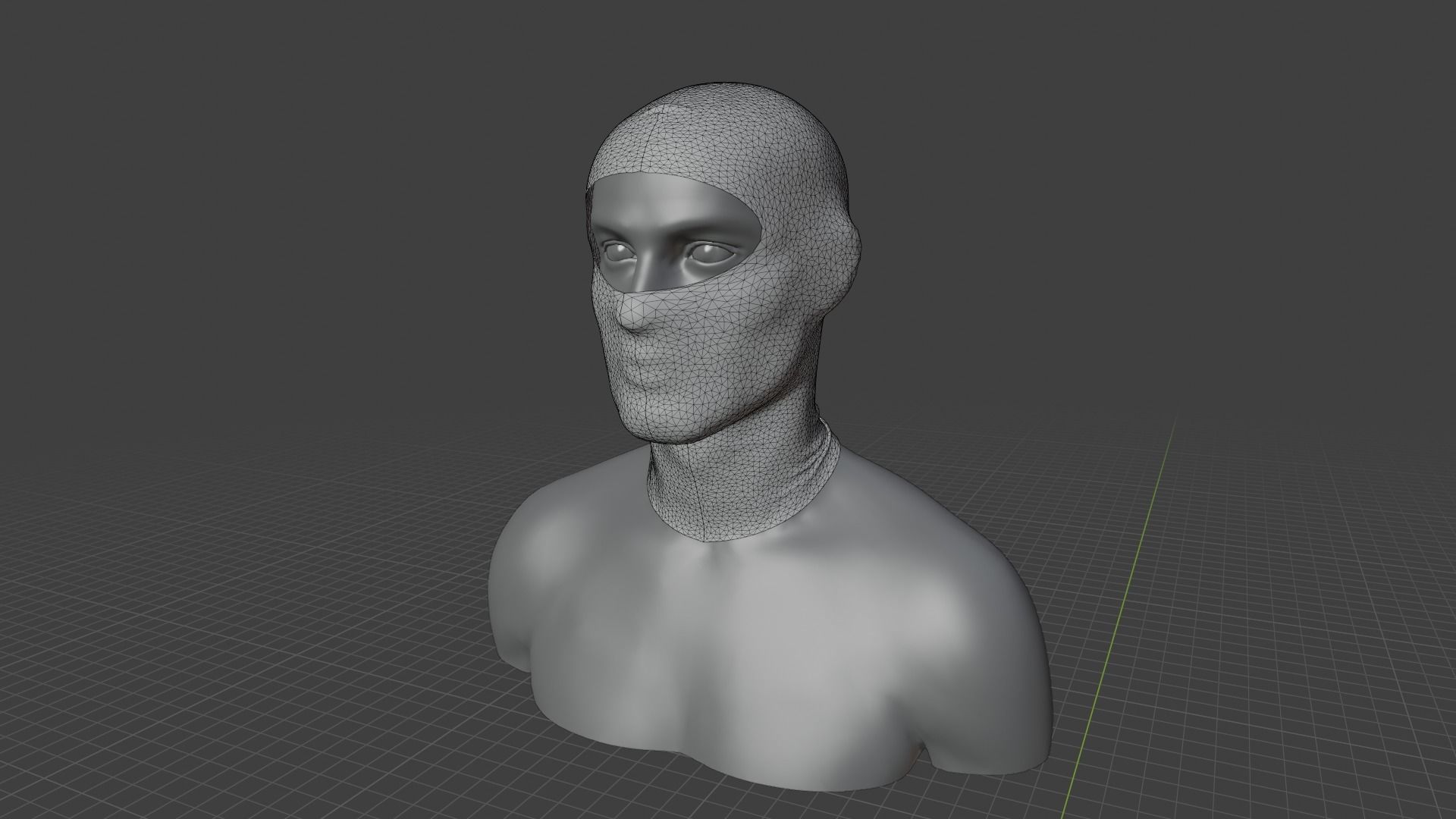 Mask Clo3d Marvelous  Low-poly 3D model_7