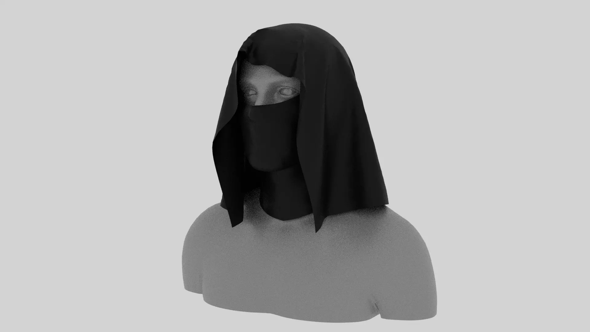 Mask Clo3d Marvelous Low-poly 3D model_0