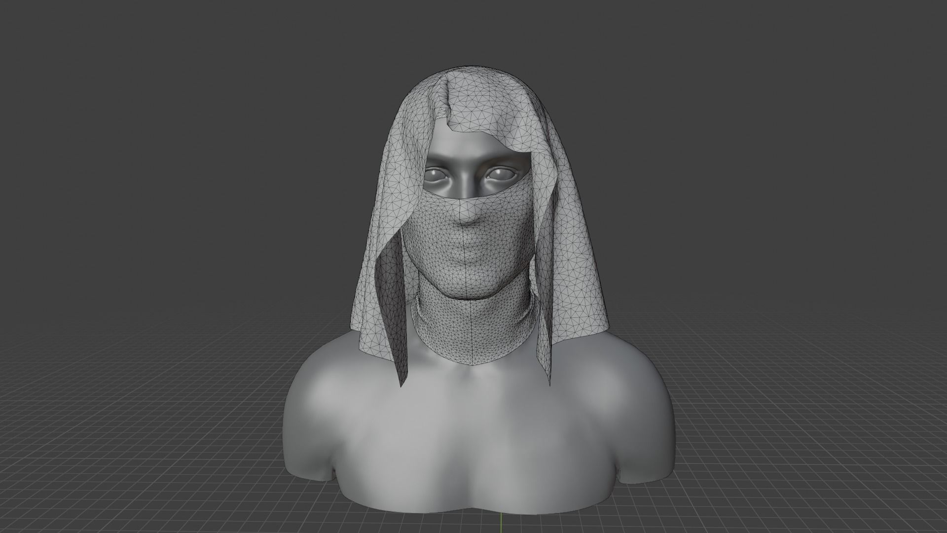 Mask Clo3d Marvelous Low-poly 3D model_8