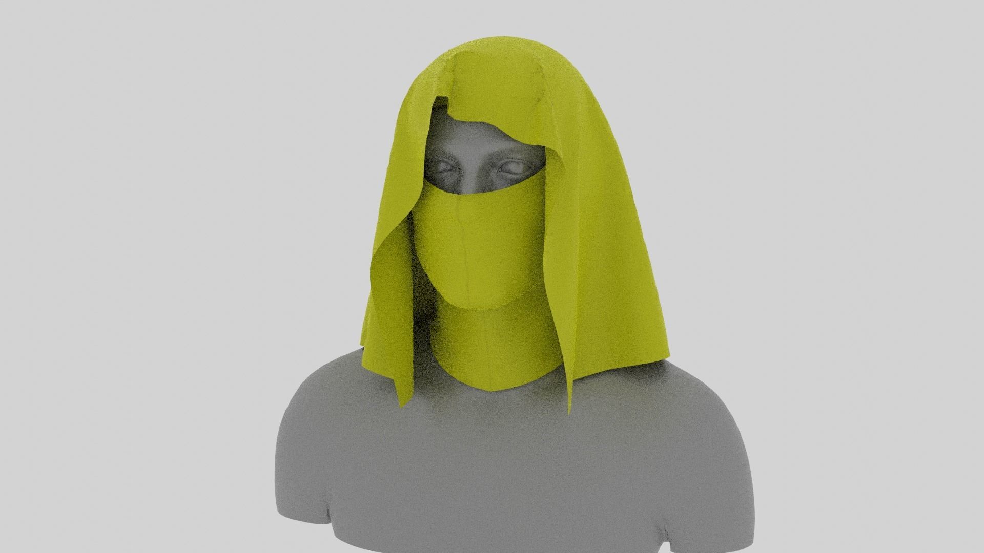 Mask Clo3d Marvelous Low-poly 3D model_6