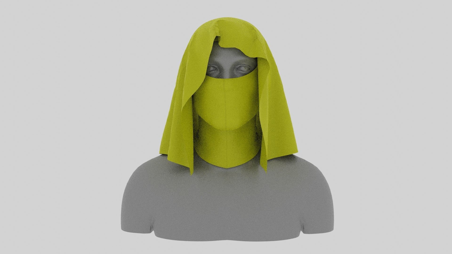 Mask Clo3d Marvelous Low-poly 3D model_1