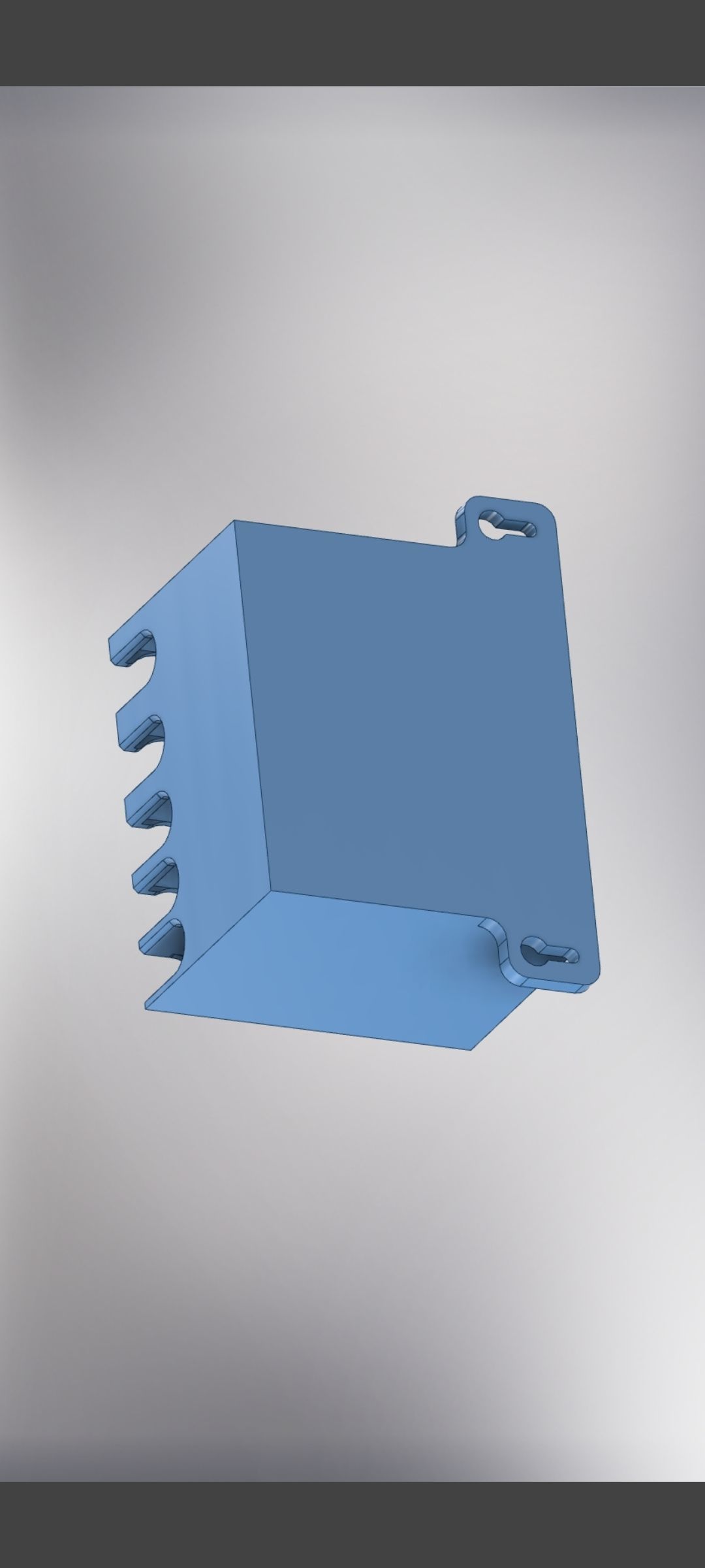 Battery holder AAA AA 18650 3D print model_1