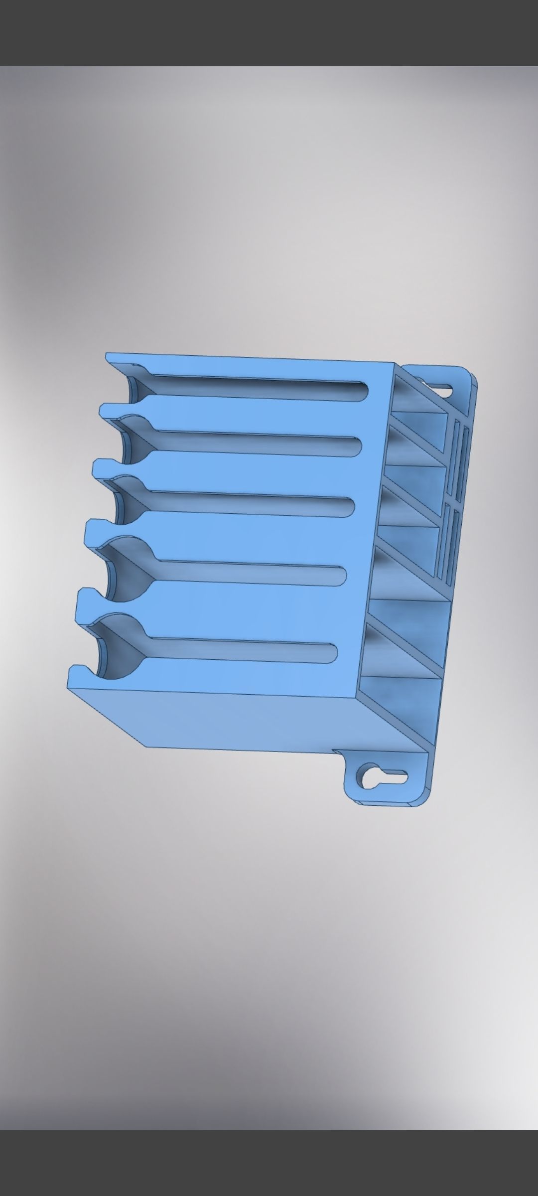 Battery holder AAA AA 18650 3D print model_2