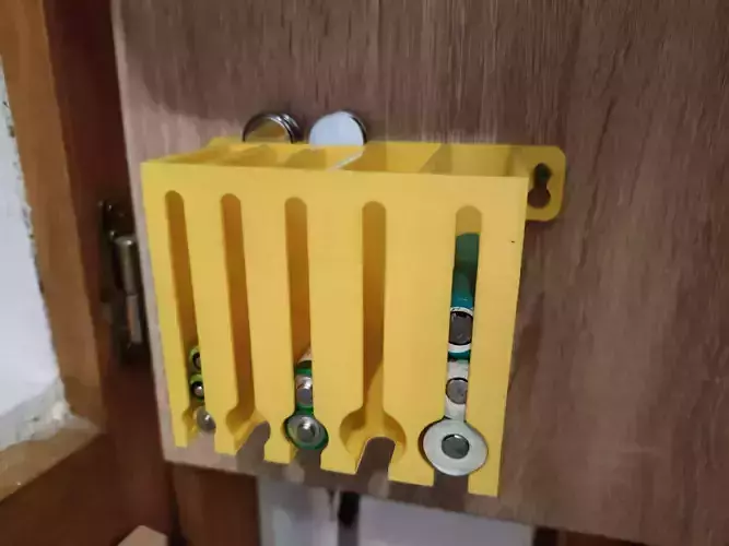 Battery holder AAA AA 18650 3D print model