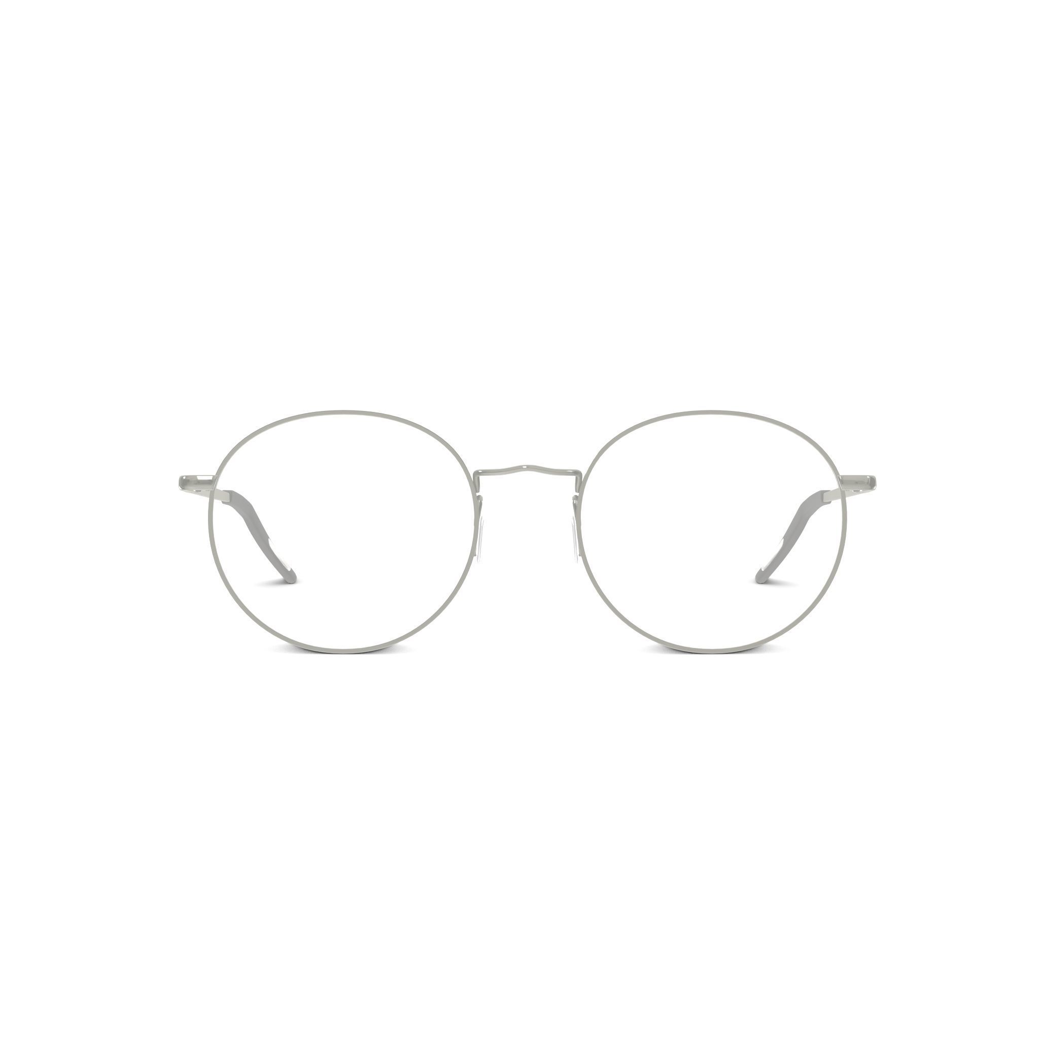 Eco - Marseille Grey Silver Glasses Low-poly 3D model_2