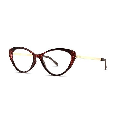 Eco - Iona Yellow Tort Glasses Low-poly 3D model