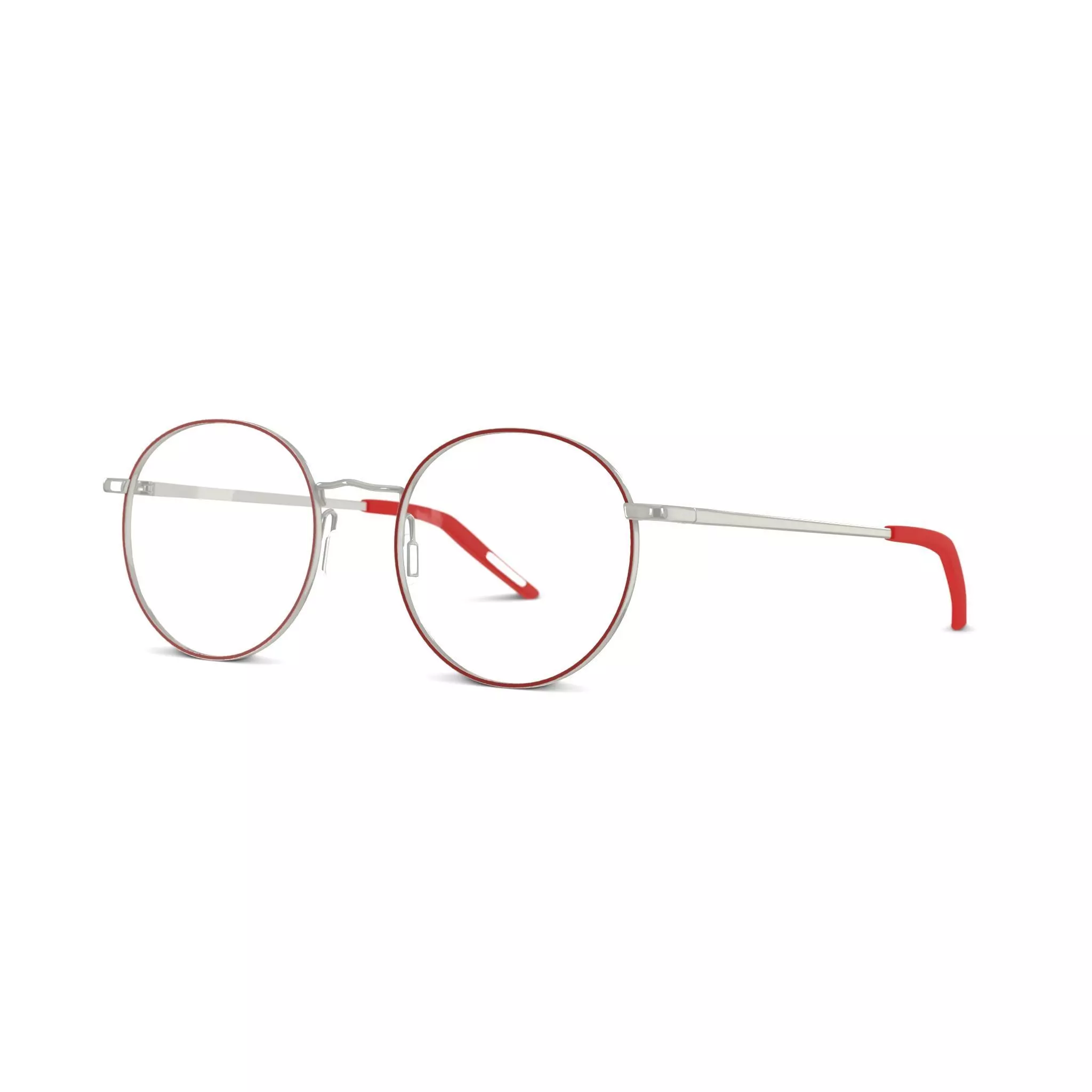 Eco - Marseille Red Gun Glasses Low-poly 3D model_0