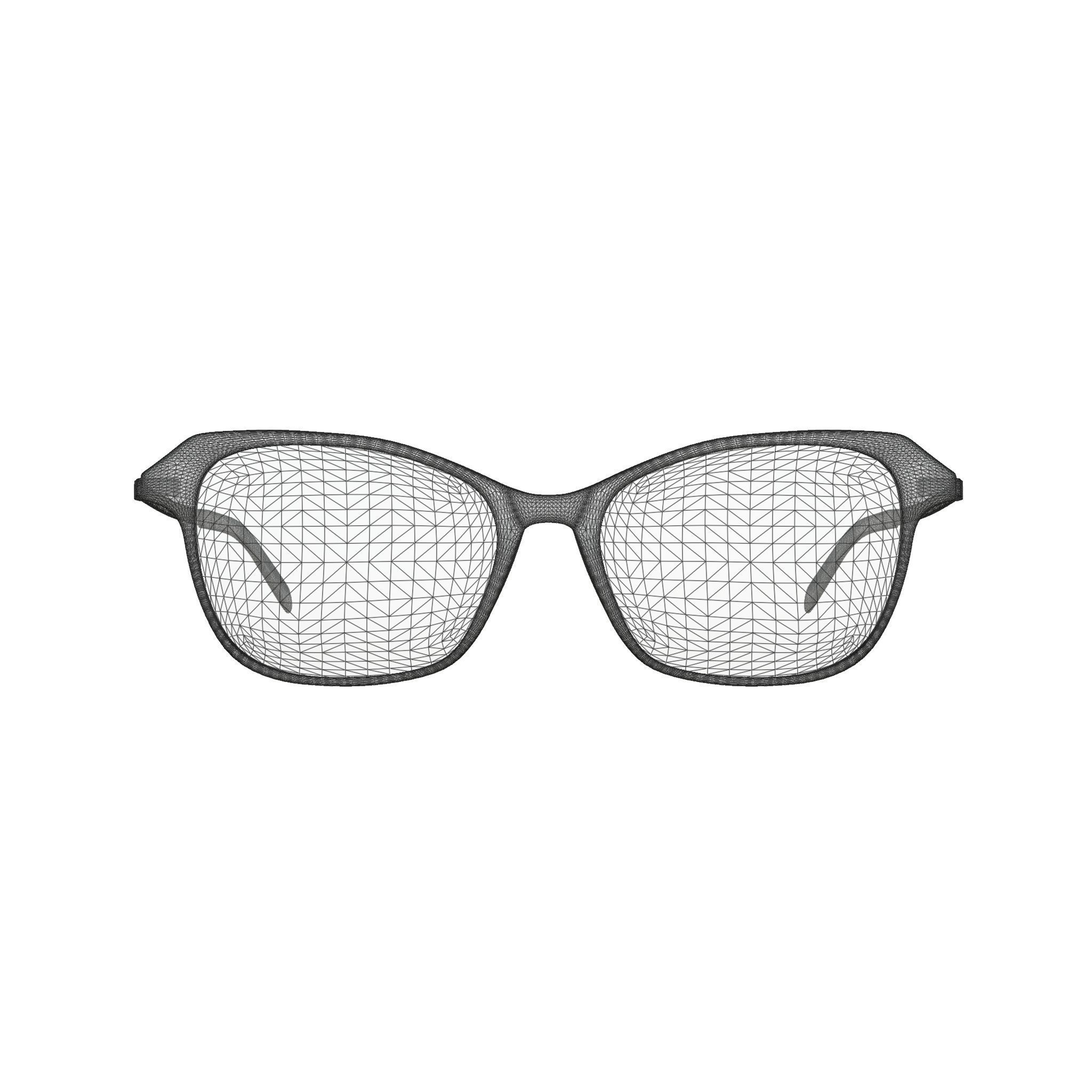 Eco - Loa Powder Pink Glasses Low-poly 3D model_7