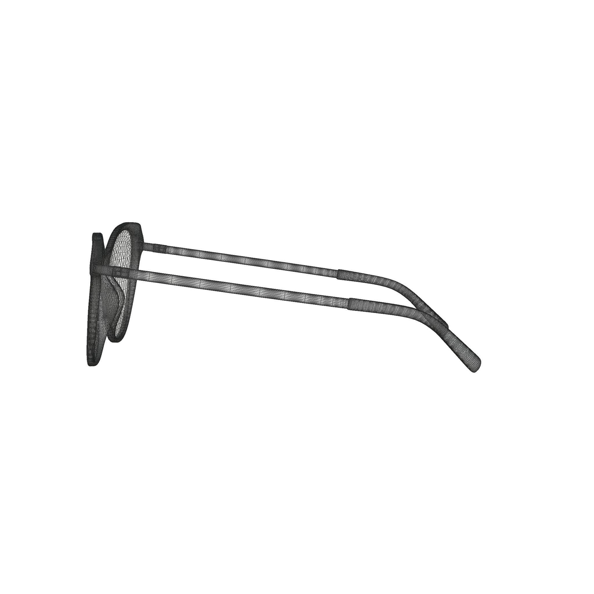 Eco - Loa Powder Pink Glasses Low-poly 3D model_8