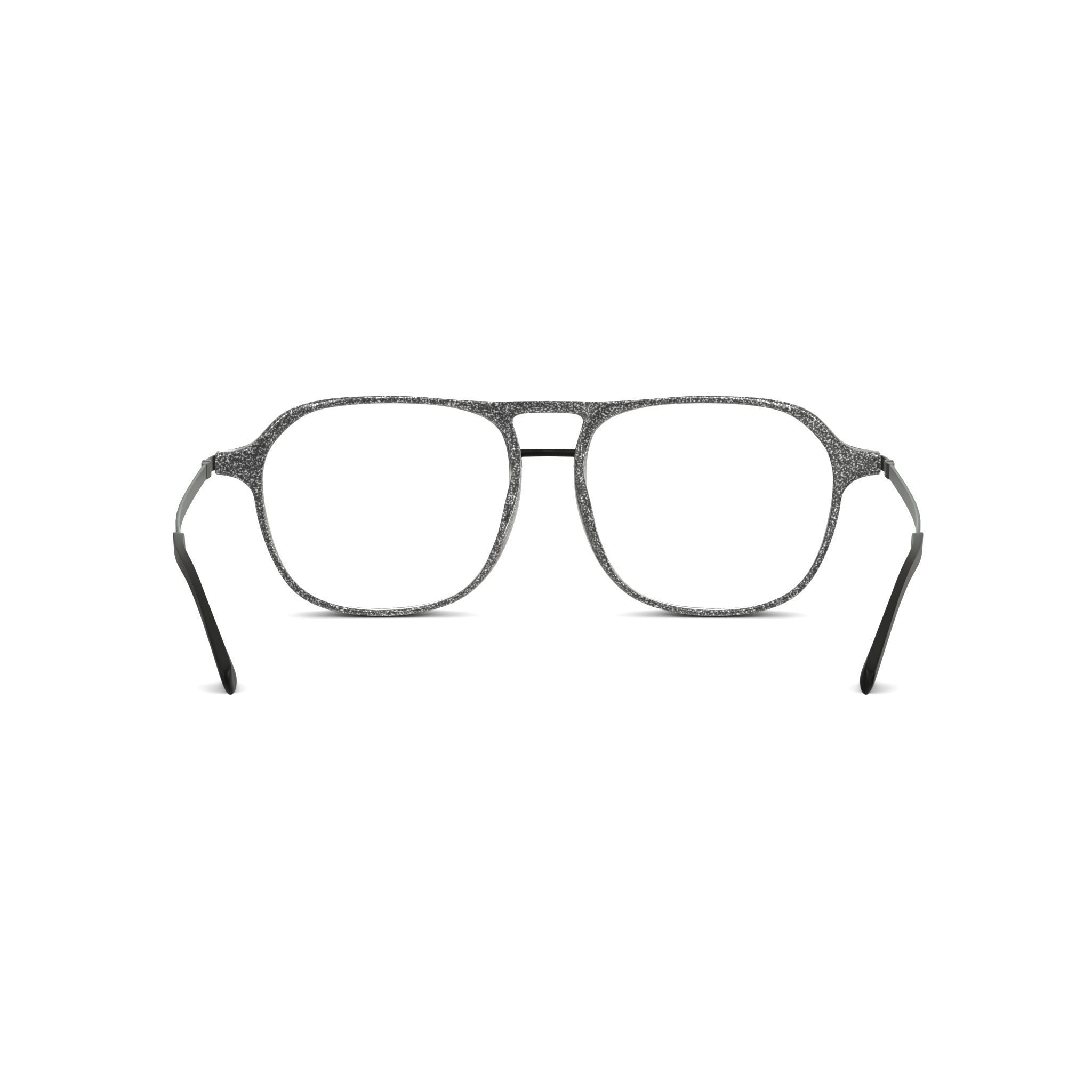 Eco - Nevado Black Spreckled Glasses Low-poly 3D model_1