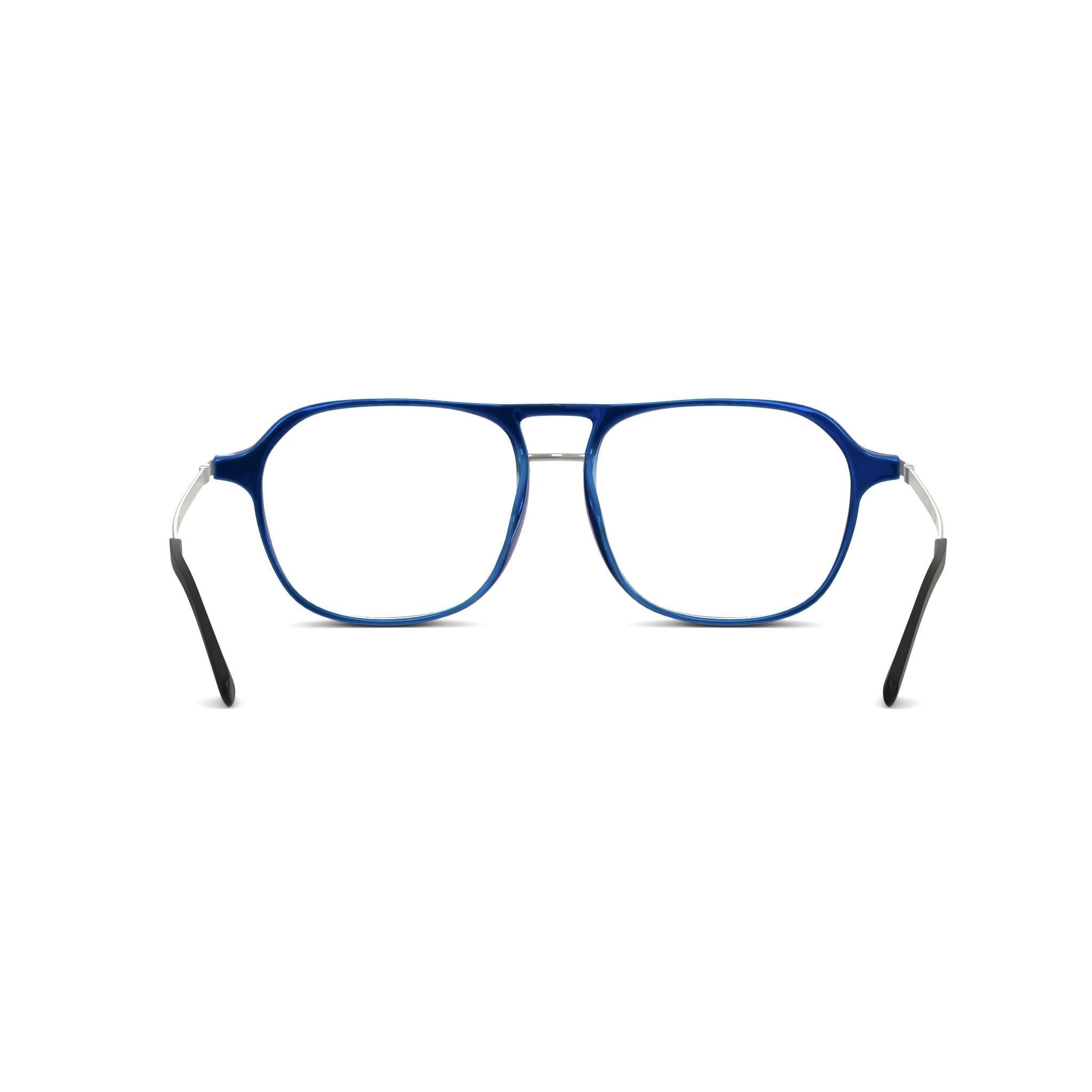 Eco - Nevado Dark Blue Glasses Low-poly 3D model_1