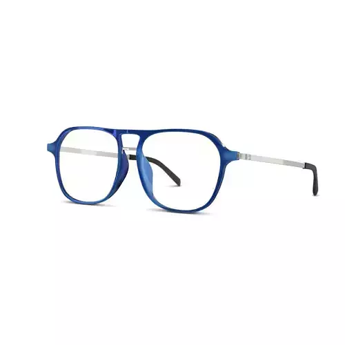 Eco - Nevado Dark Blue Glasses Low-poly 3D model Eco - Nevado Dark Blue Glasses Low-poly 3D model