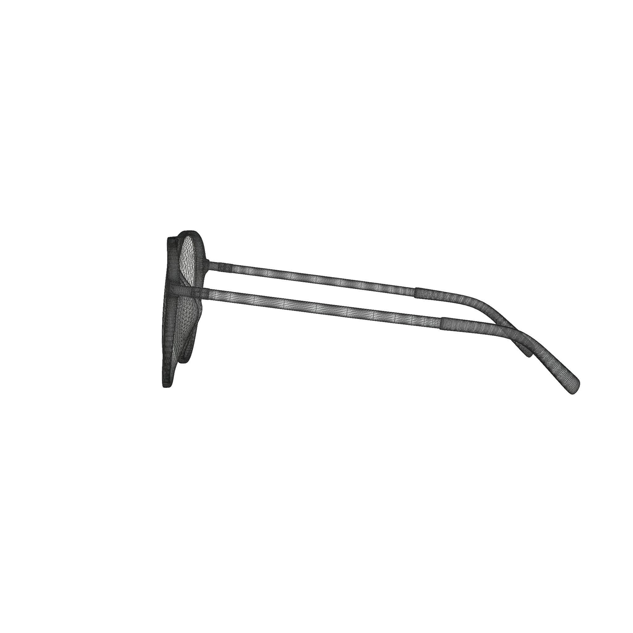 Eco - Nevado Dark Blue Glasses Low-poly 3D model_8