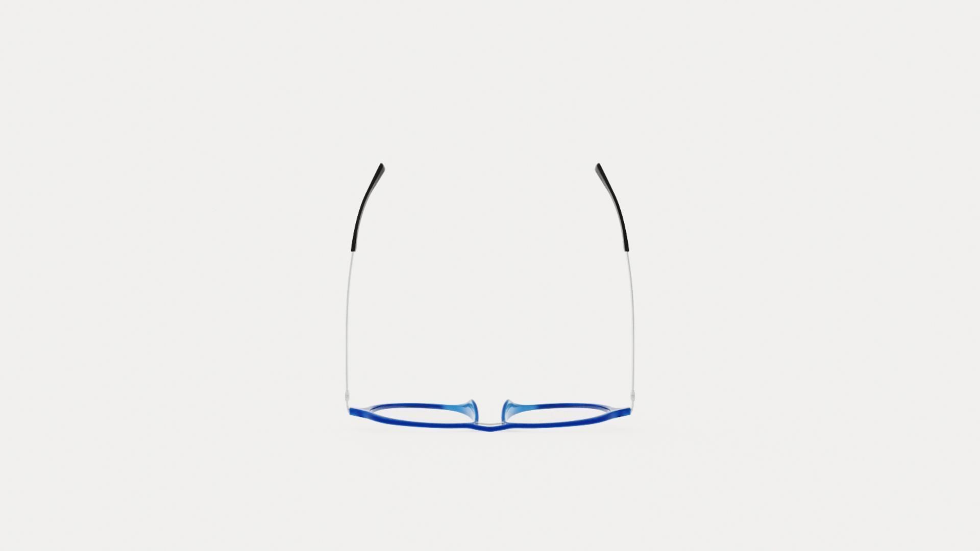 Eco - Nevado Dark Blue Glasses Low-poly 3D model_4