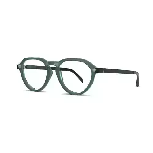 Eco - Arve Green Glasses Low-poly 3D model