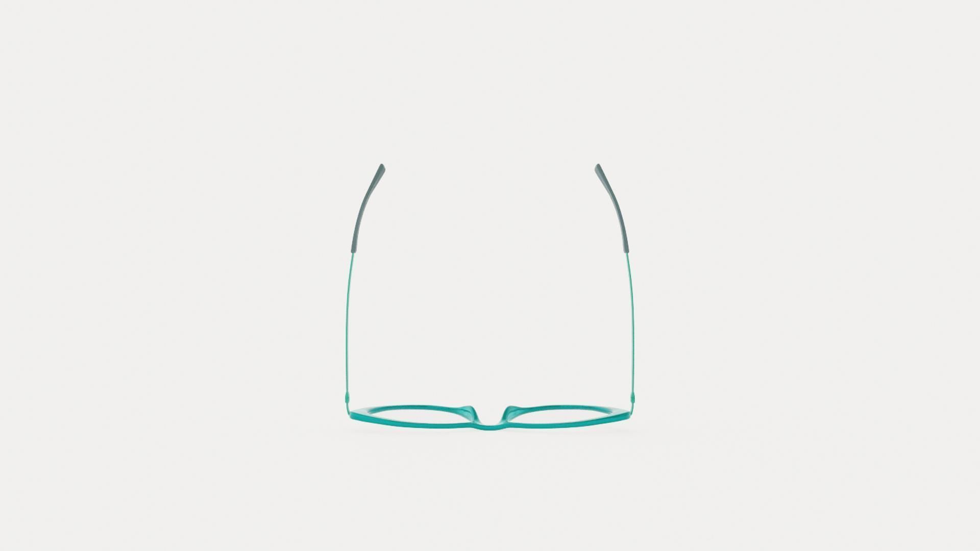 Eco - Iona Turquoise Glasses Low-poly 3D model_4